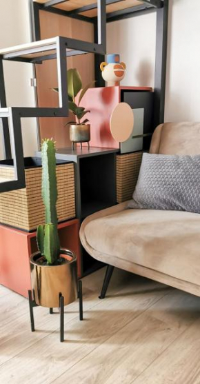 Les Appartements de la Nef d'Or - Studio Mezzanine Elégant et Lumineux